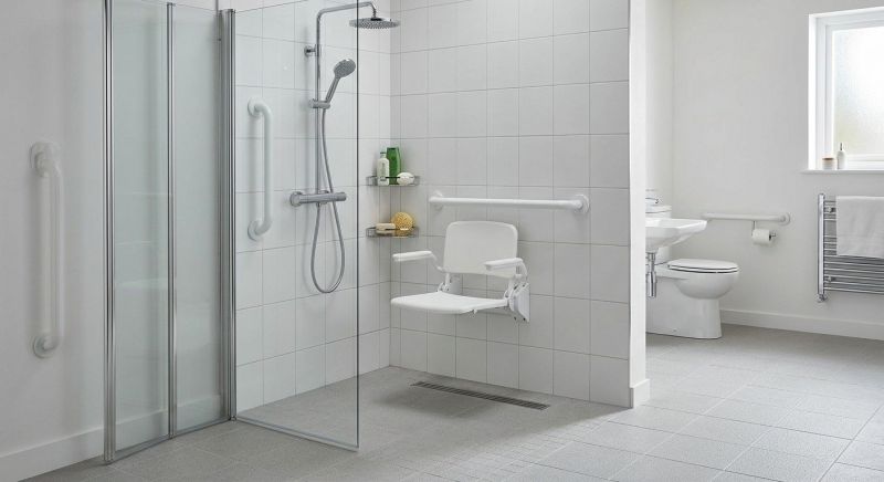 Accessible Shower Construction in Manchester, NH