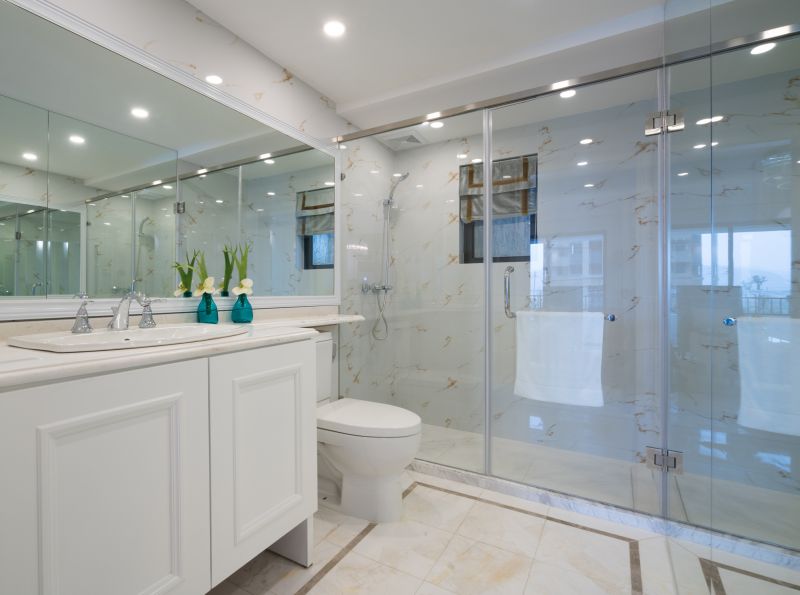 Installed Sliding Shower Doors